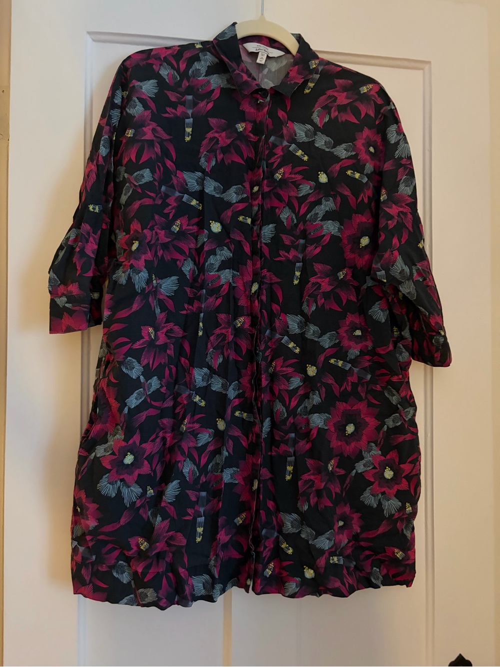 & Other Stories Pattern Button Up Mini
